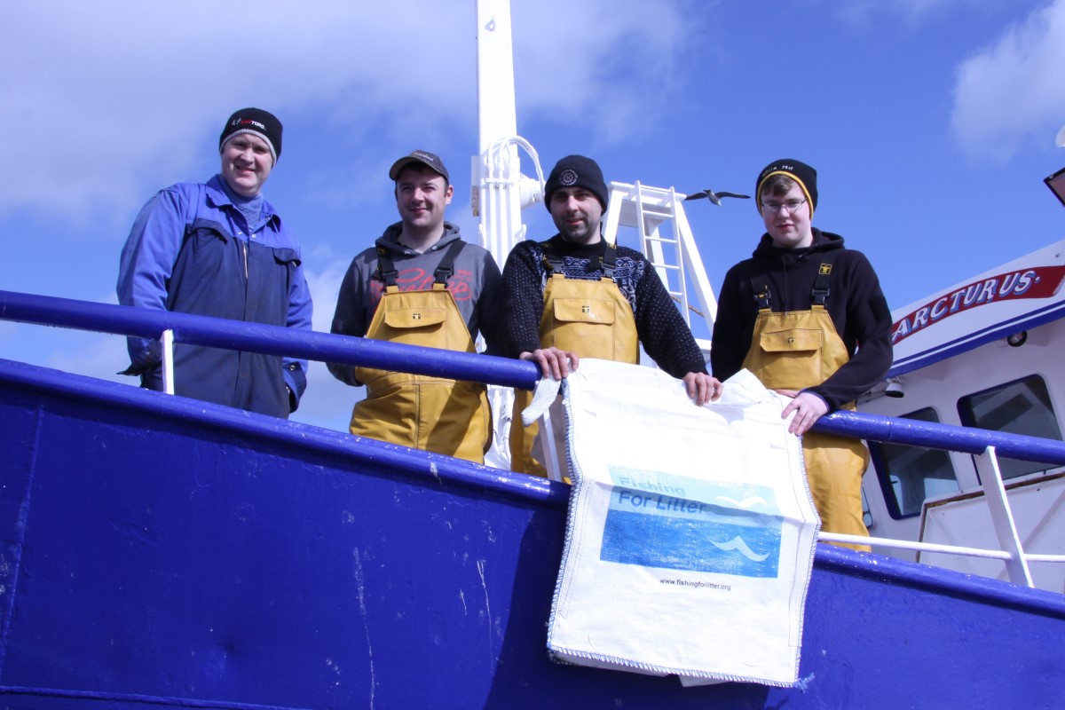 New skips to mark 15 years of Fishing for Litter in Shetland