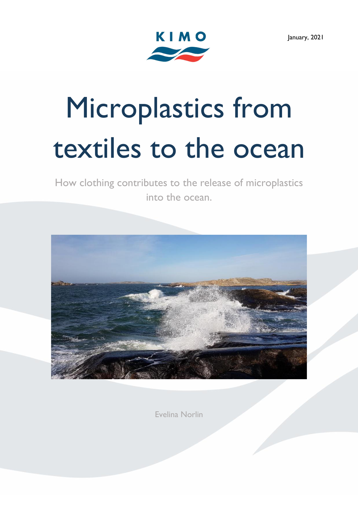 Microplastics: from textiles to the ocean