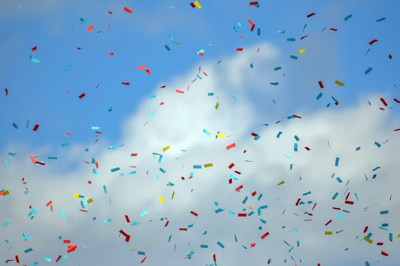 Plastic confetti no longer allowed outdoors in Sweden