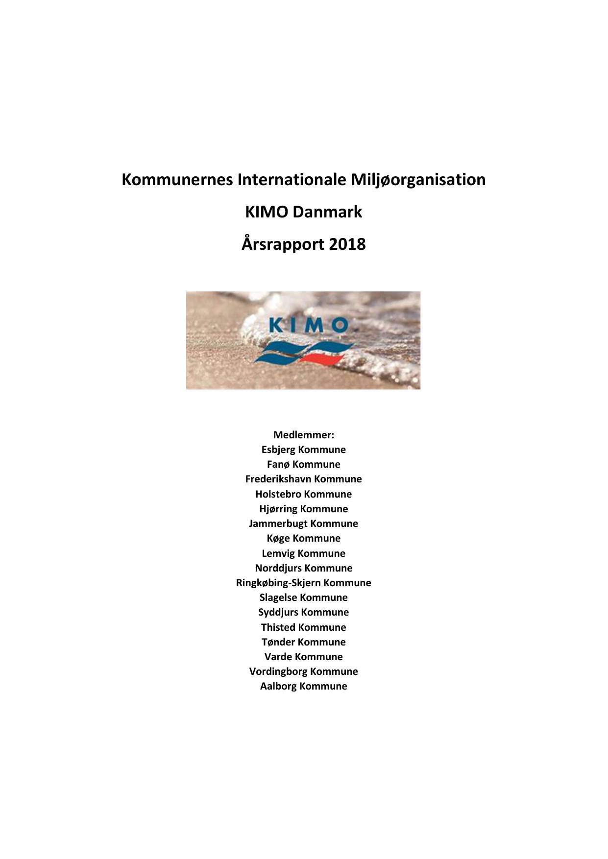 KIMO Danmark Årsrapport 2018