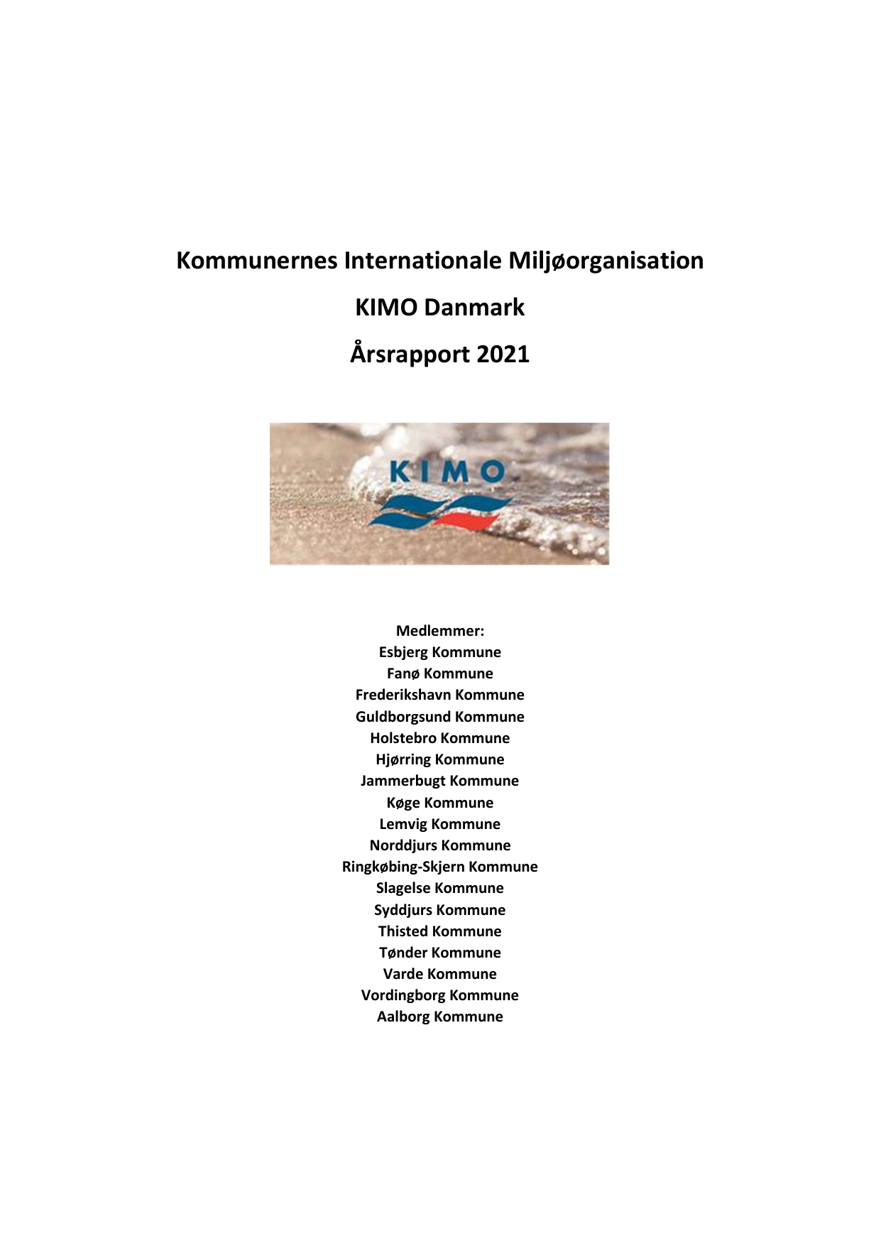 KIMO Danmark Årsrapport 2021