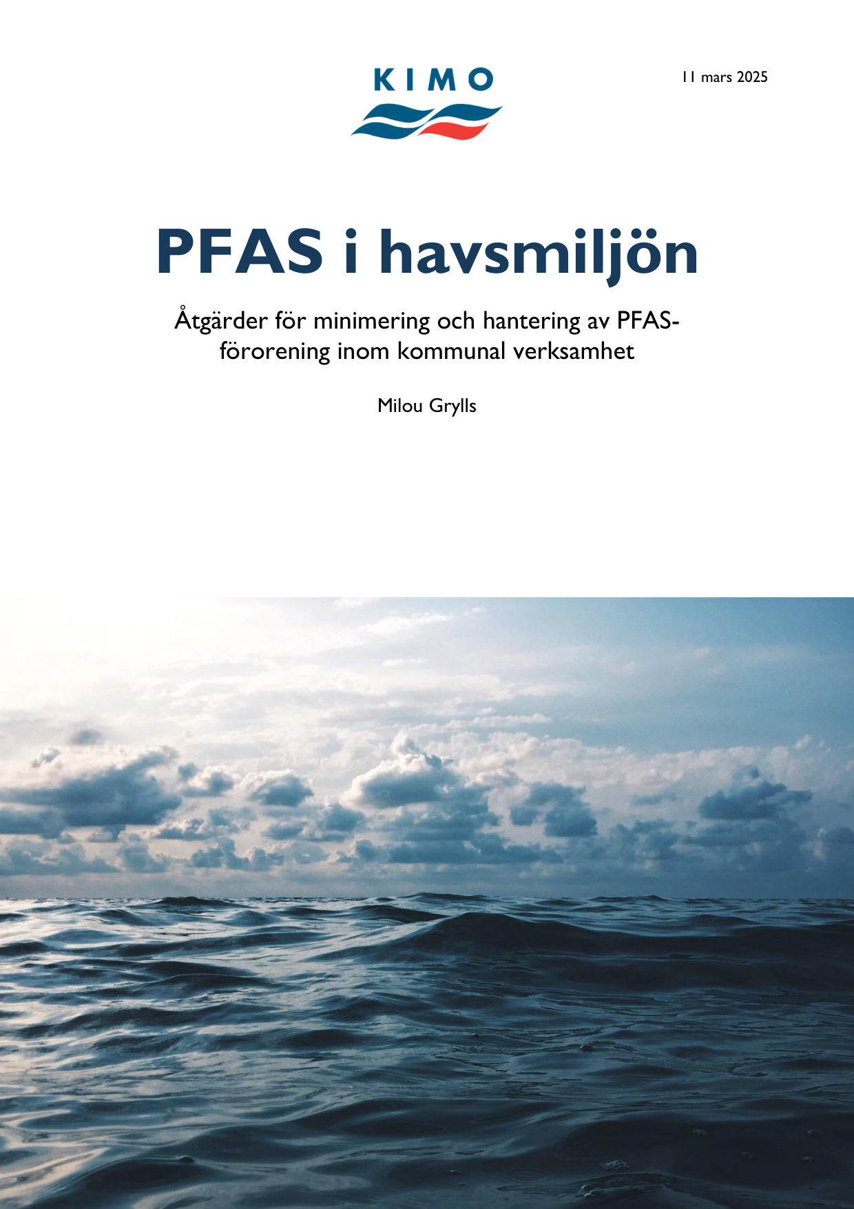 PFAS i havsmiljön – KIMO Sverige